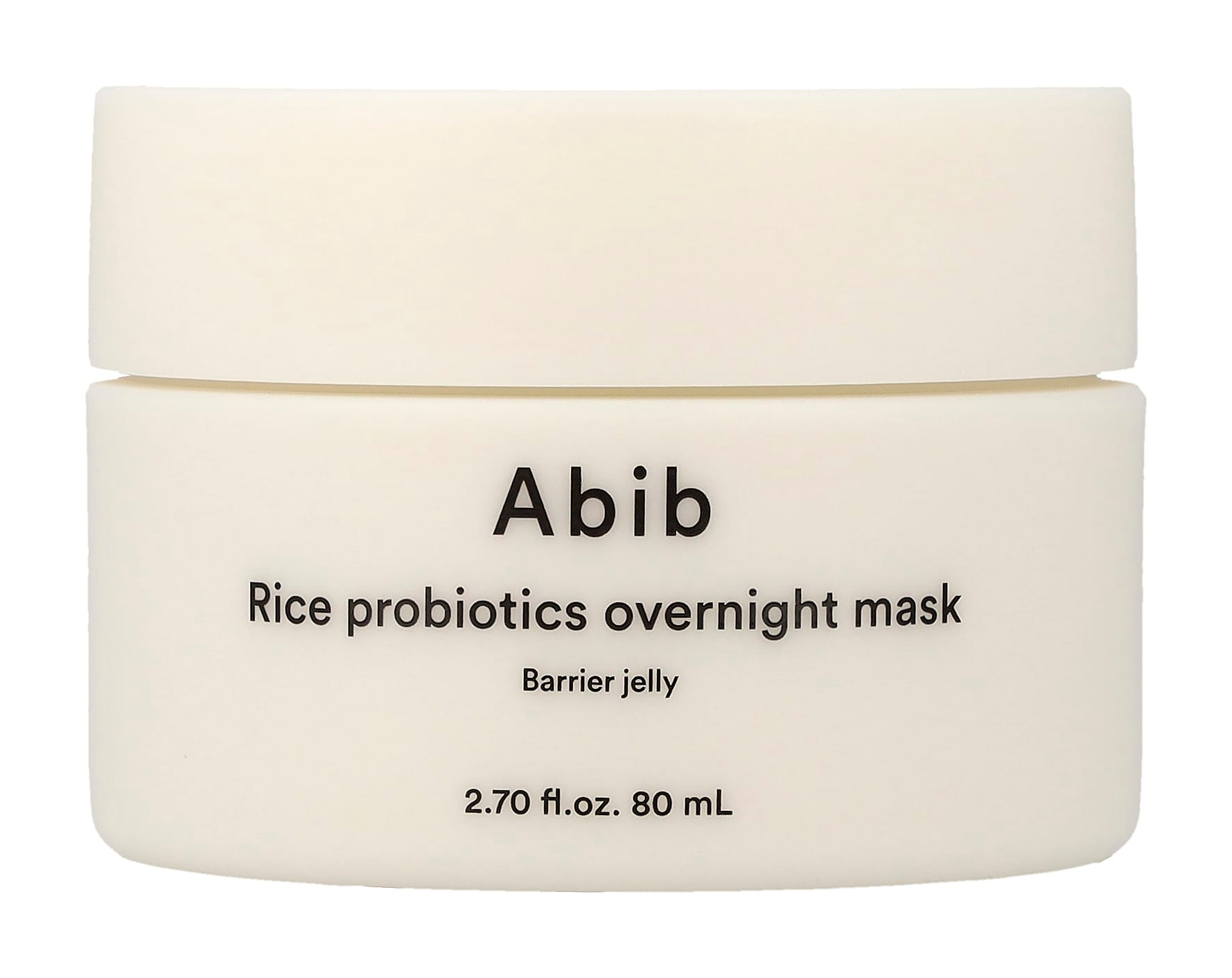 Abib Rice Probiotics Overnight Mask Barrier Jelly 80ml jar